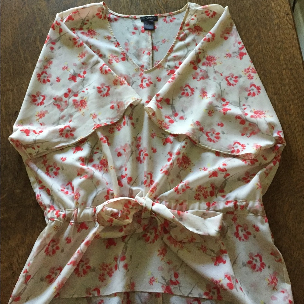 Front-tie Kimona-style blouse from Ann Taylor