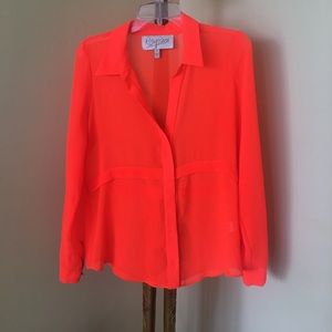 PRICE DROPPED 🎉Rory Beca neon orange blouse