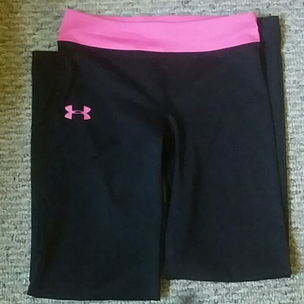Yoga spandex under armour pants