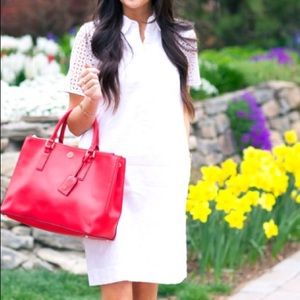 Jcrew spring green eyelet dress. Perfect.