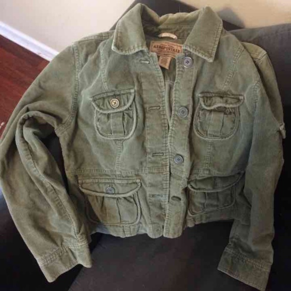 Neutral green Aeropostale jacket