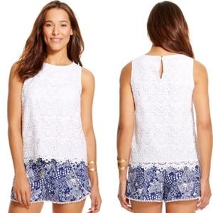 Lily Pulitzer x Target white crochet top