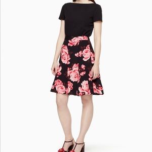 Kate Spade Rosa Crepe Skirt