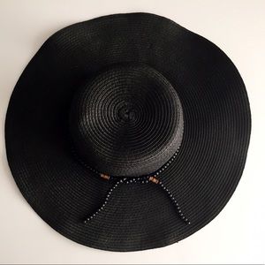 Wide Brim Straw Sun Hat (womens)