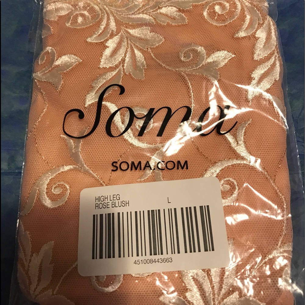 BNWT Soma Sensuous Lace High Leg Panty
