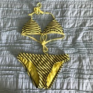 Hurley bikini top and bottom