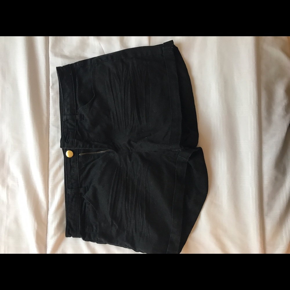 Women's Black Jean Shorts