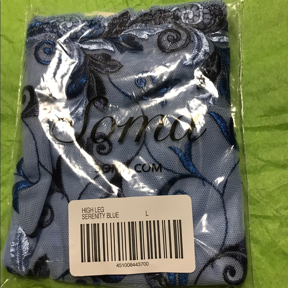 BNWT Soma Sensuous Lace High Leg Panty