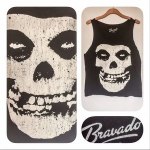 MISFITS ROCKER SCOOP NECK TANK TEE