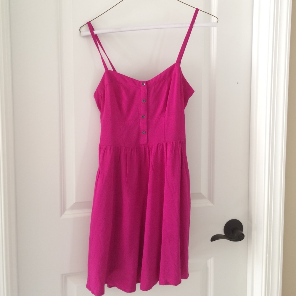 Express mini dress bright raspberry XS