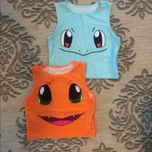 🌟2 for 15🌟Pokémon Crop Tops