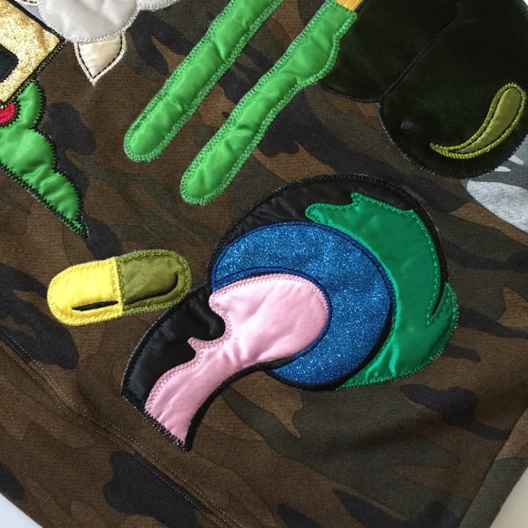 ❌SOLD❌ Marc Jacobs Julie Verhoeven Camo Sweatshirt - Picture 6 of 8