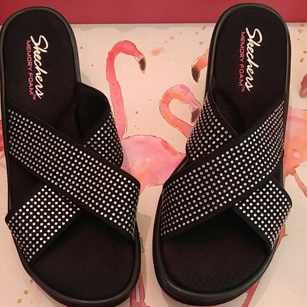 Skechers memory foam sandals