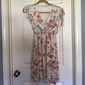 Floral print dress