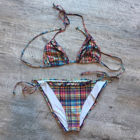 Victoria's Secret Other - Victoria's Secret Plaid Bikini Victoria's Secret Other - Victoria's Secret Plaid Bikini