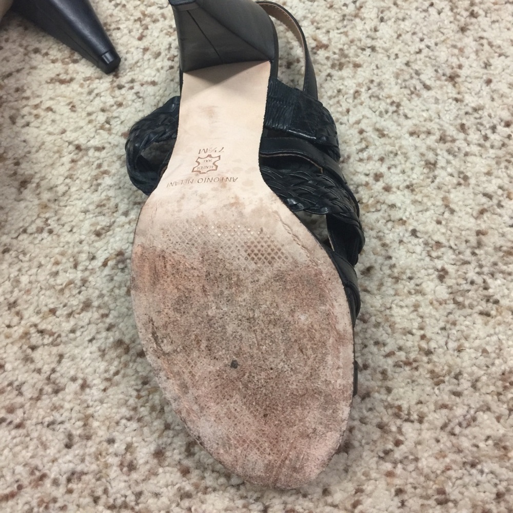 Antonio Melani black sandals - Picture 3 of 4