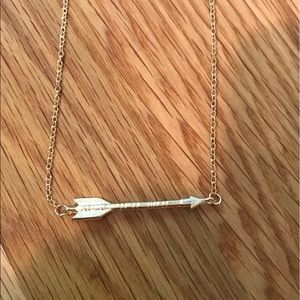 Brandy Melville Gold Arrow Necklace