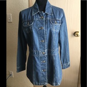 Havana Jack's Cafe Fitted Denim Jacket L