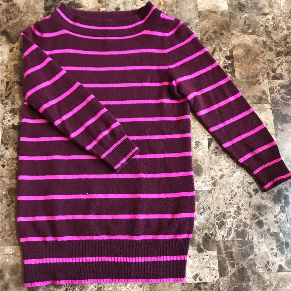 JCrew Collection cashmere bateau sweater XXS