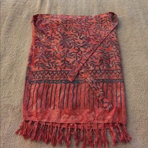 Sarong skirt beach cover-up