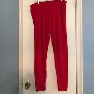 Red LulaRoe TC Leggings