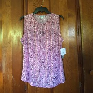 Liz Claiborne sleeveless blouse.