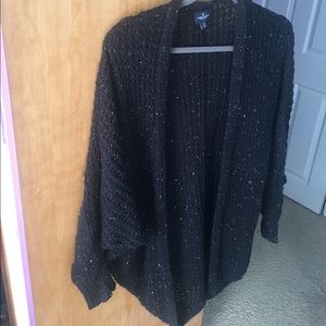 Navy AEO Cocoon Cardigan