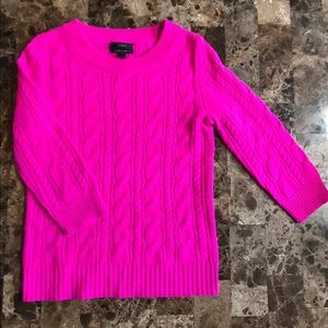 JCrew Collection Cashmere Cable Sweater XS