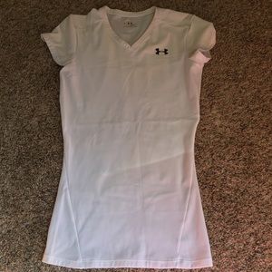 Under Armour White Compression Heat Gear