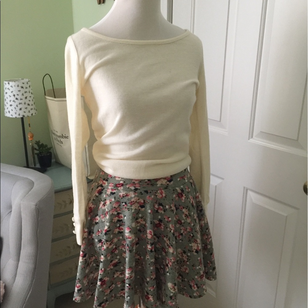Cute floral skirt