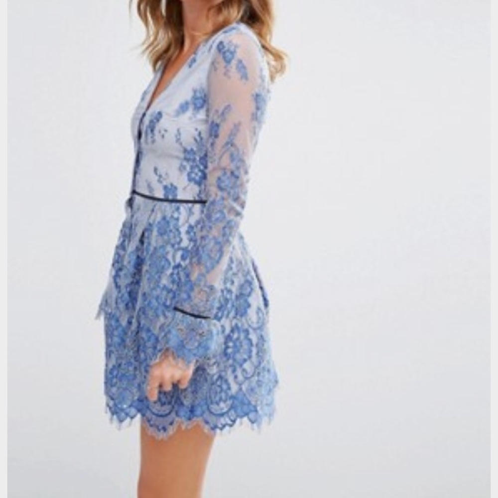Mille Mackintosh blue lace dress