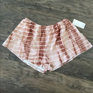 TOBI rust tye dye shorts! BRAND NEW