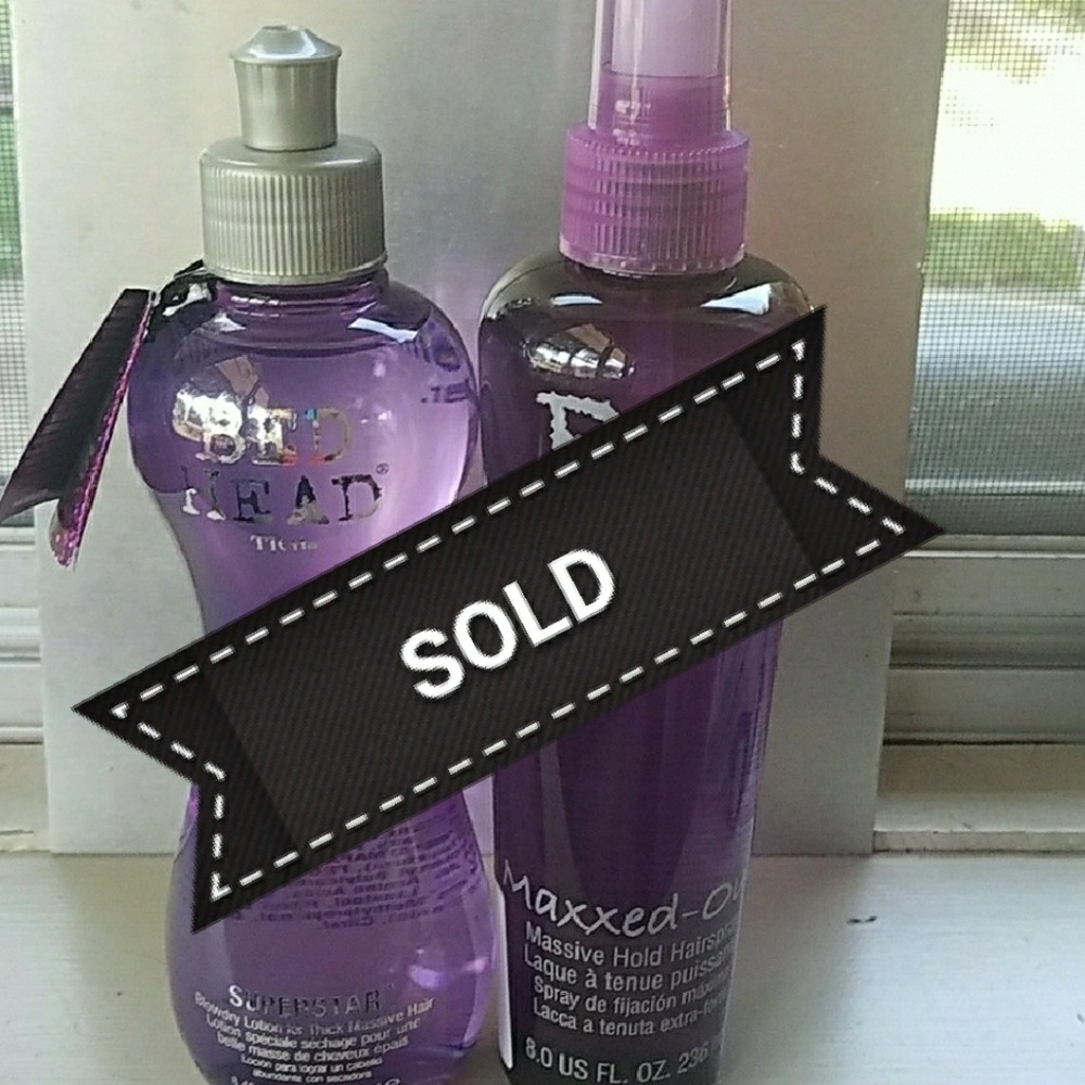 Bed Head Tigi set hairspray and blow dry lotion