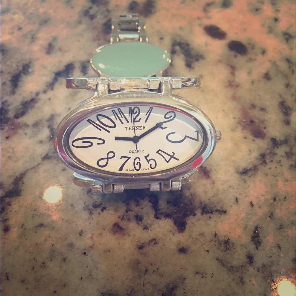 Beautiful turquoise/ silver watch for ladies