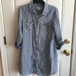 Treasure and Bond Button Down Tunic Dress