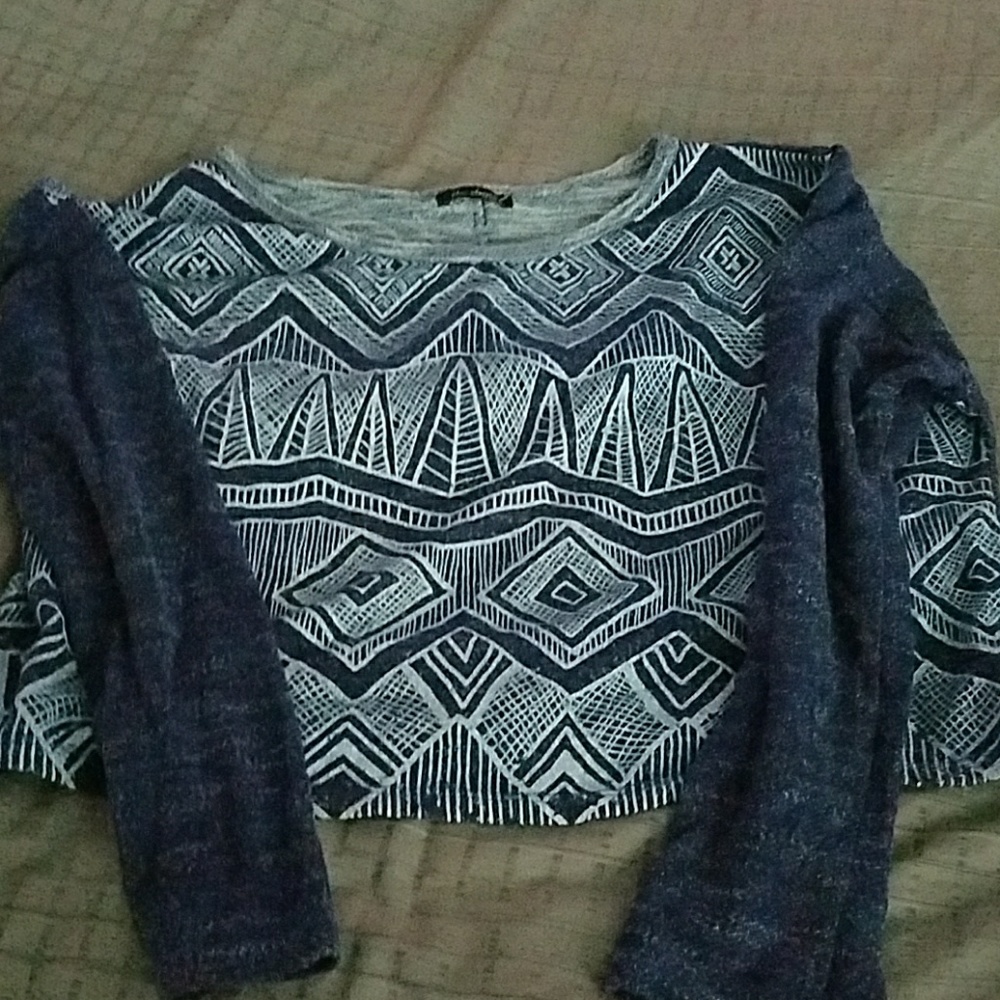 Sweater crop top
