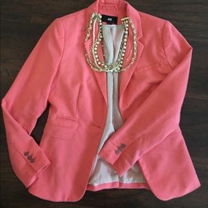 Coral H&M Blazer