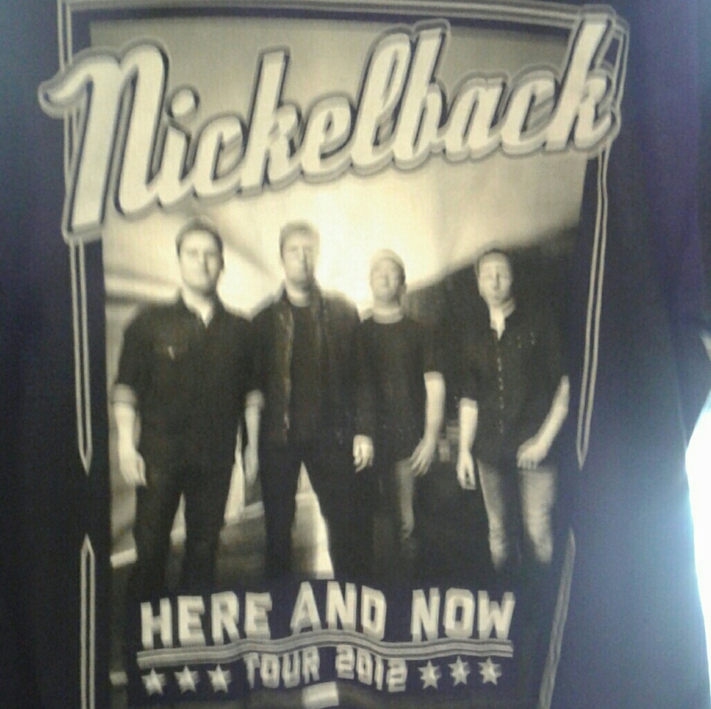 Nickelback t-shirt tour 2012 size large