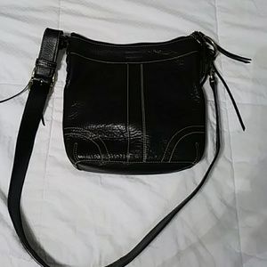 Coach Black Leather crossbody