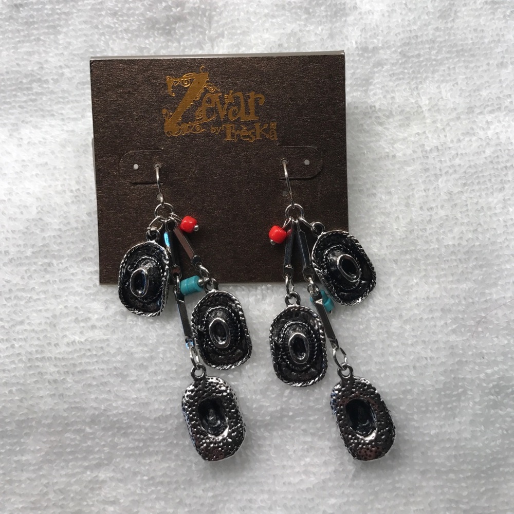 Cowboy western wear earrings