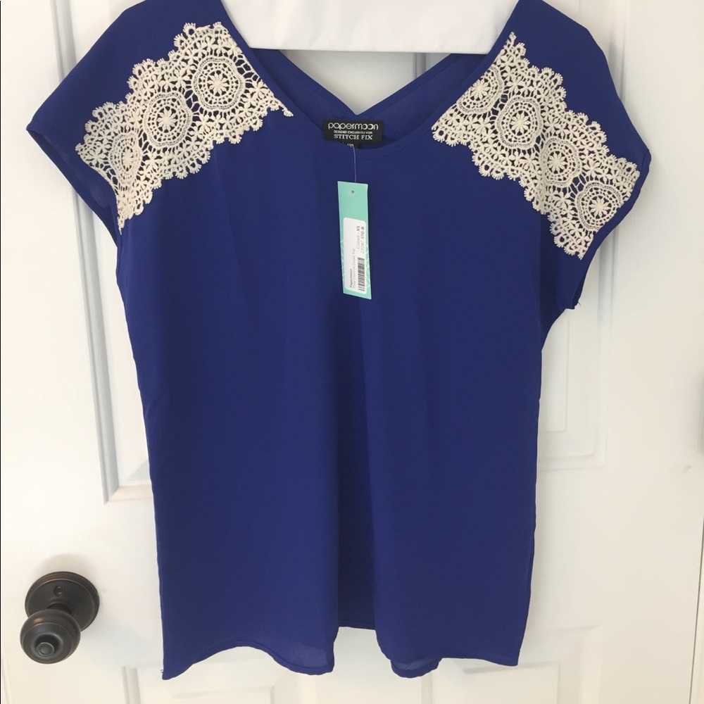 Papermoon Pete Crochet detail top