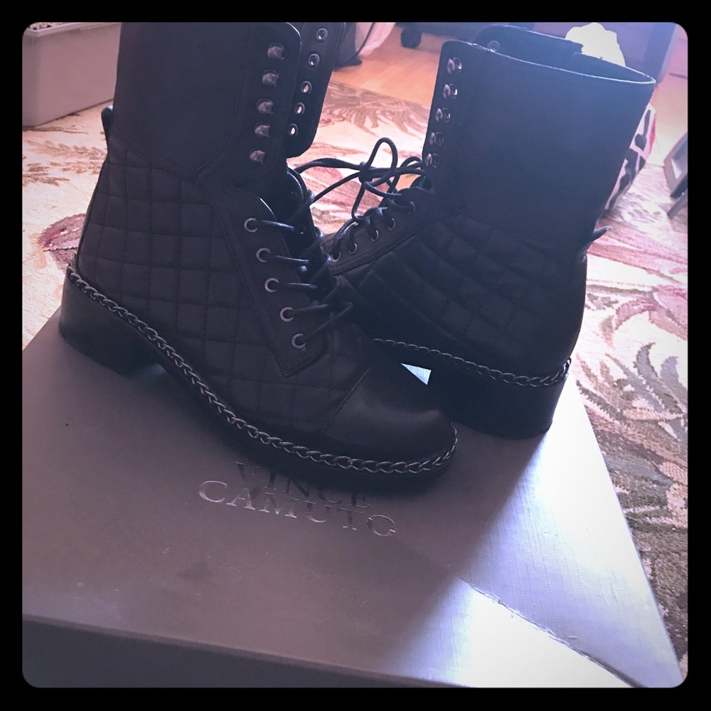 Vince Camuto Combat Boots