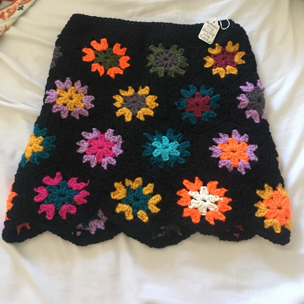 Wanderlust Crochet Mini Skirt