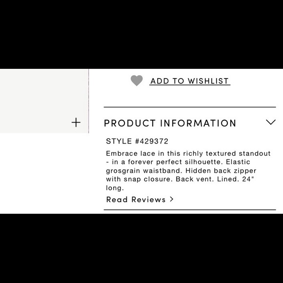 Ann Taylor curvy lace pencil skirt - Picture 7 of 7