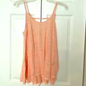 Free People strapping coral tank top