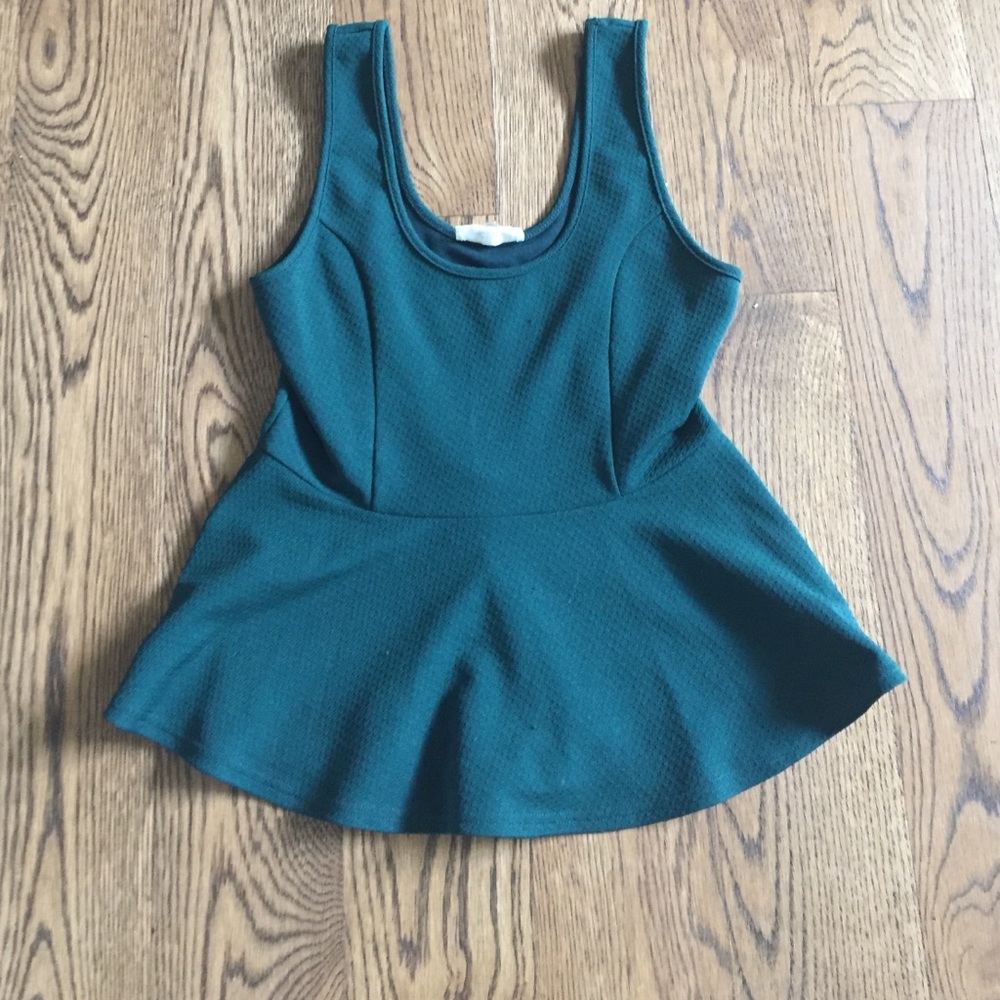 Beautiful emerald green top
