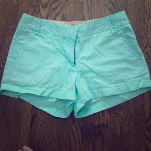 Jcrew size 6 teal shorts