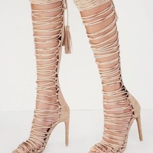 Jeffrey Campbell levluv lace up sz 7.5