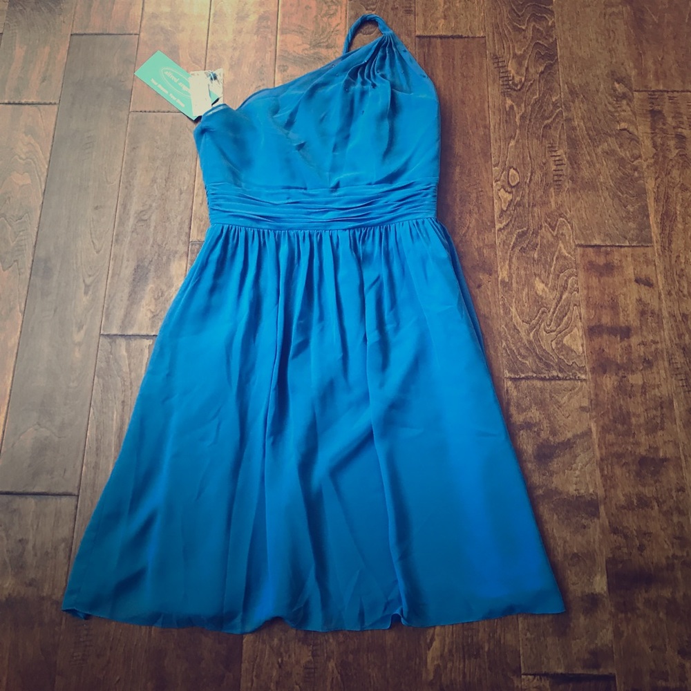Alfred Angelo dress. Color indigo size 12
