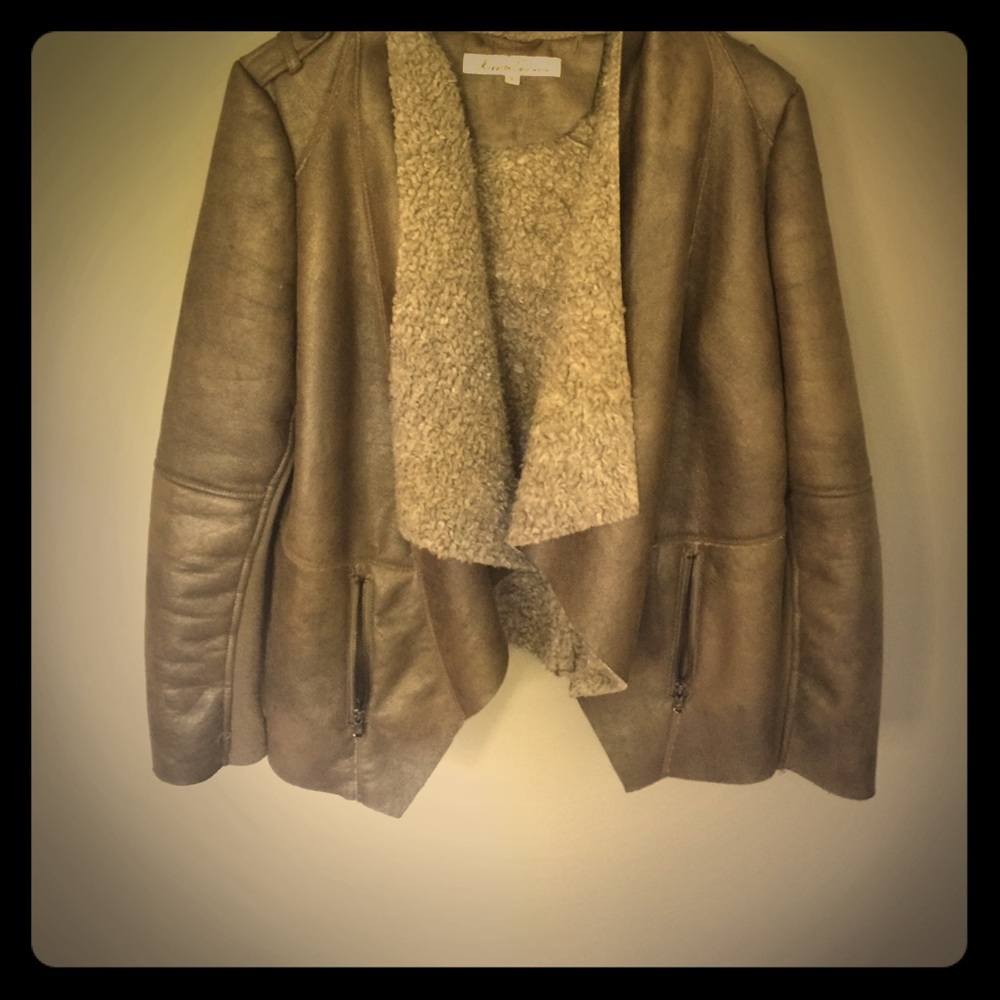 Kenneth Cole Faux Shearling Jacket